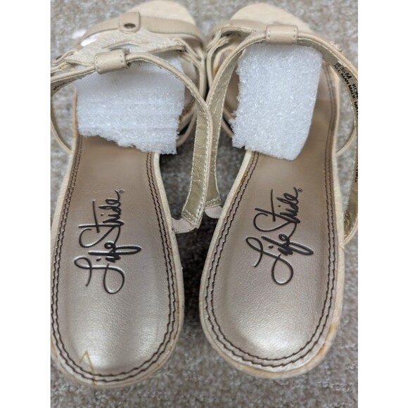 Life Stride Kona Sandals Women's 8 1/2 45367252 Tan 3" Pumps - Picture 11 of 14